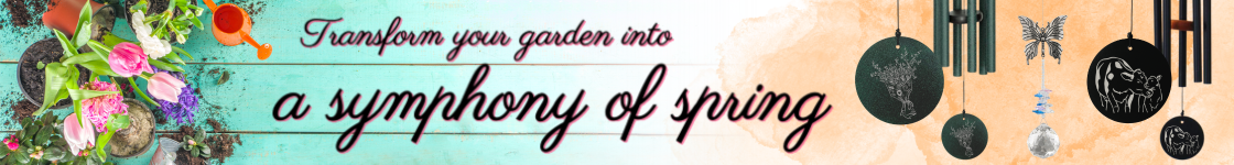 Spring Garden Skinny Banner 2024