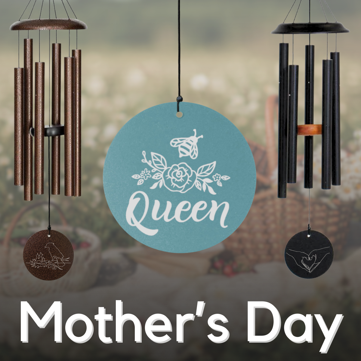Custom Engraved Wind Chimes | Order Now for Mother's Day