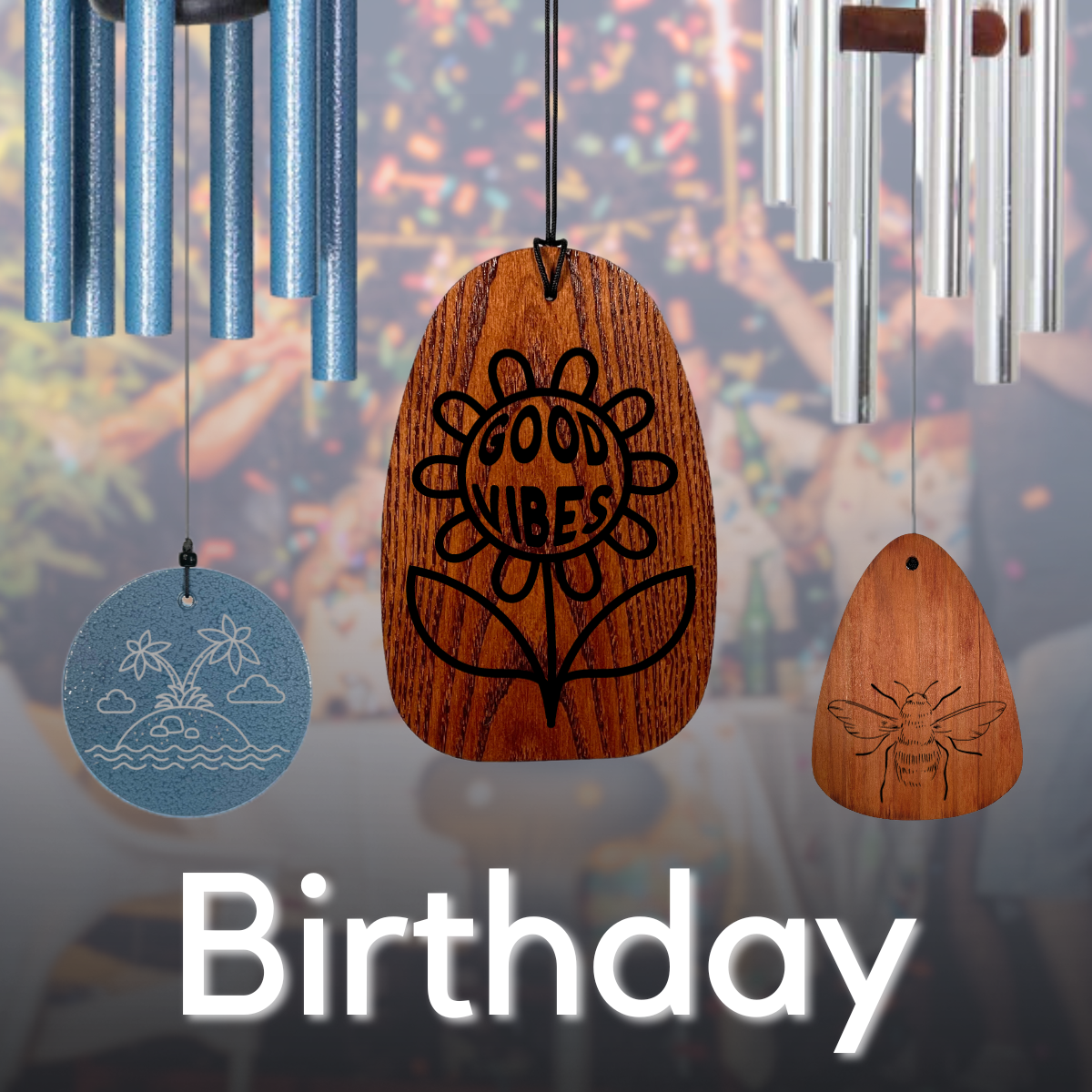 Custom Wind Chimes for Personalized Birthday Gifts