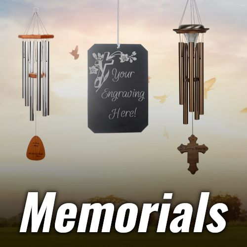 Memorial, Sympathy, Gift, Engraved Wind Chimes