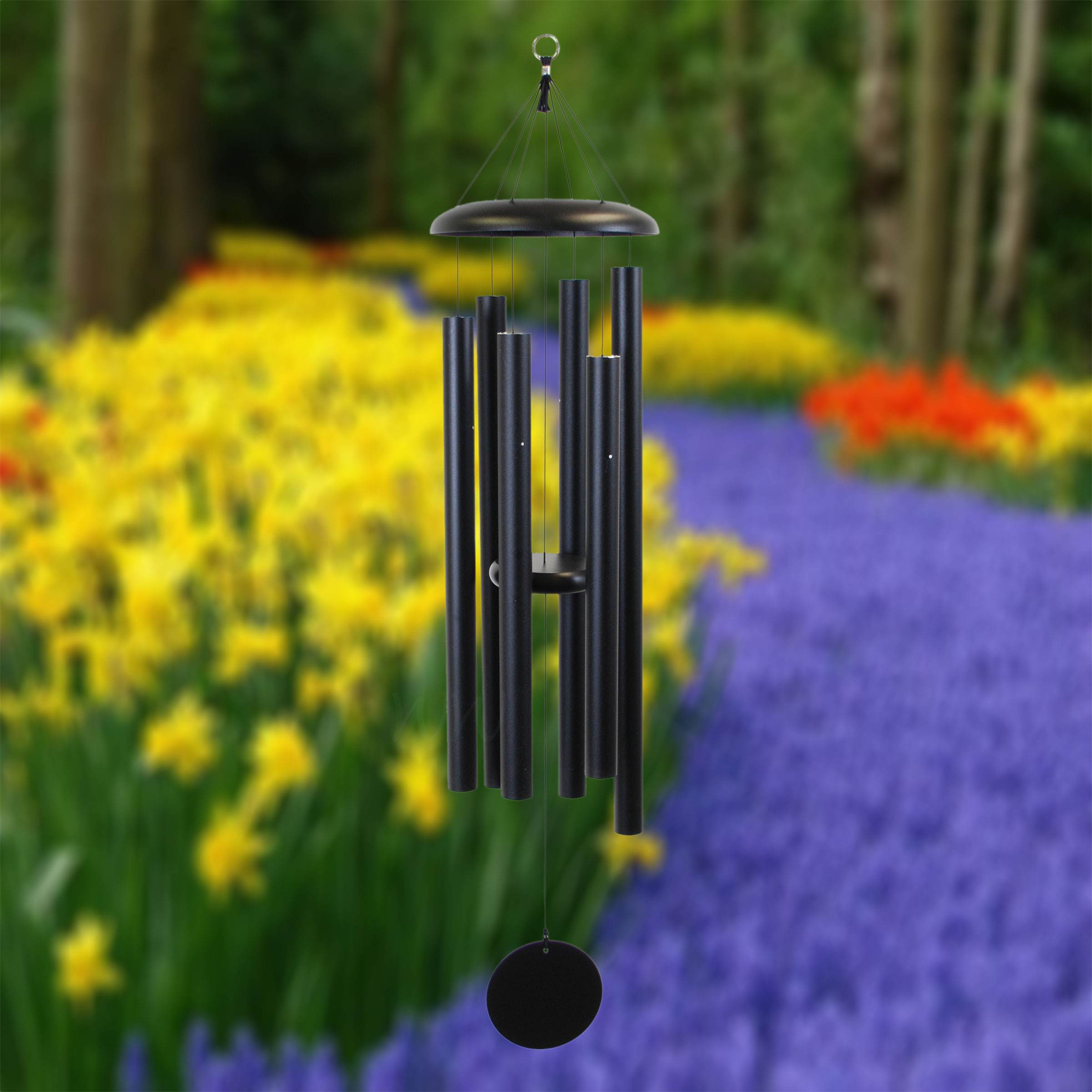 Black Wind Chimes, Wind Bells and Engraved Gifts