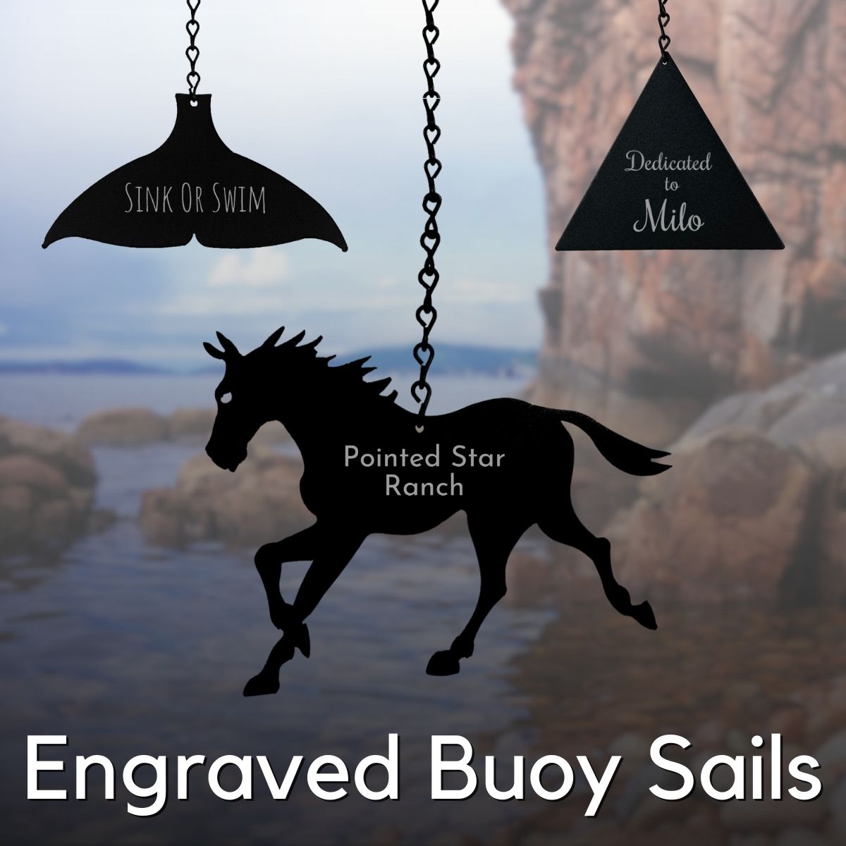 Engravable Bell Buoy Sails