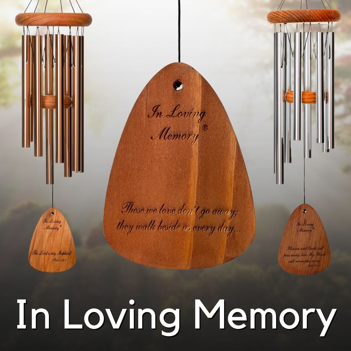 Personalized Memorial Gifts: In Loving Memory Wind Chimes