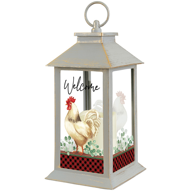 "Welcome" Lantern