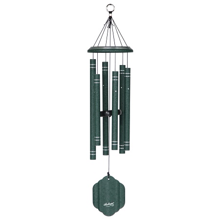 Arabesque 32 Inch Emerald Wind Chime - Scale Of A