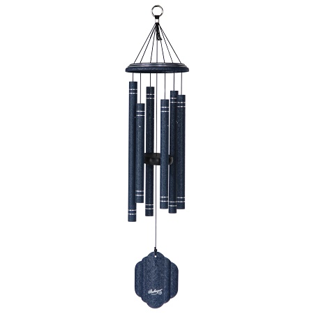 Arabesque 32 Inch Sapphire Wind Chime - Scale Of A