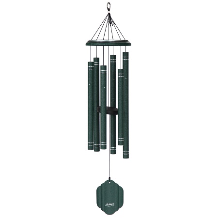 Arabesque 36 Inch Emerald Wind Chime - Scale Of E