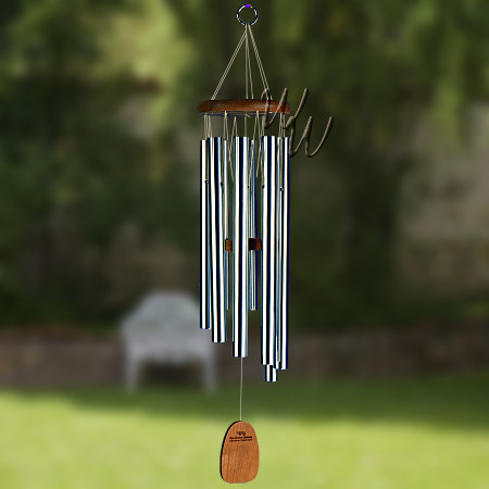 Woodstock Percussion 27 1/2 InchWind Chime Gregorian Alto Silver