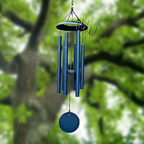 Corinthian Bells 27 Inch Midnight Blue Wind Chime - Forever in Our Hearts