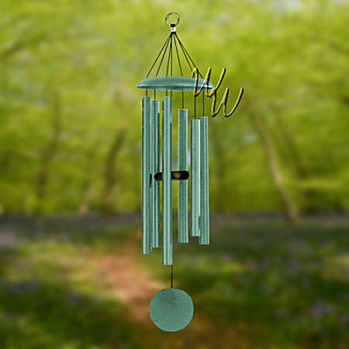 Corinthian Bells 27 Inch Patina Green Wind Chime - Scale Of C