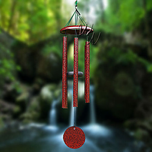 Corinthian Bells 30 Inch Ruby Splash Wind Chime - Scale Of A