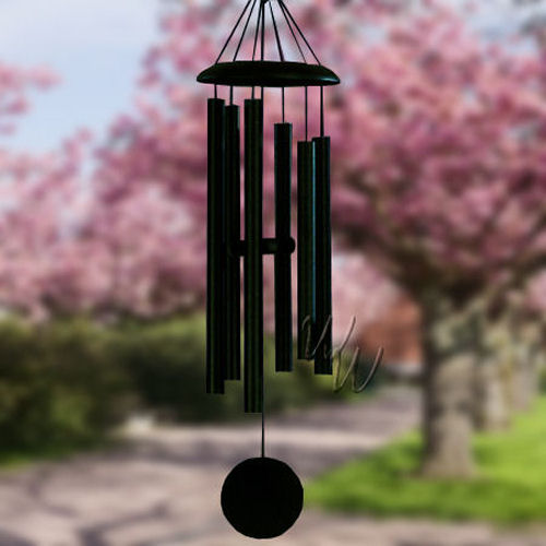 Corinthian Bells 36 Inch Black Wind Chime - Scale Of E