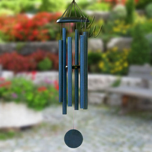 Corinthian Bells 36 Inch Midnight Blue Wind Chime - Scale Of E