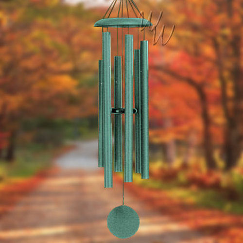 Corinthian Bells 36 Inch Patina Green Wind Chime - Scale Of E