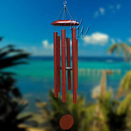 Corinthian Bells 50 Inch Ruby Splash Wind Chime - Scale Of A