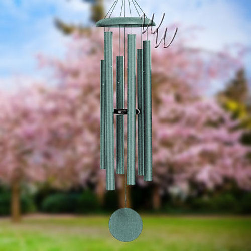 Corinthian Bells 56 Inch Patina Green Wind Chime - Scale Of G