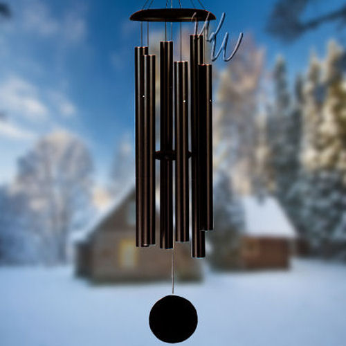 Corinthian Bells 65 Inch Black Wind Chime - Scale Of Eb