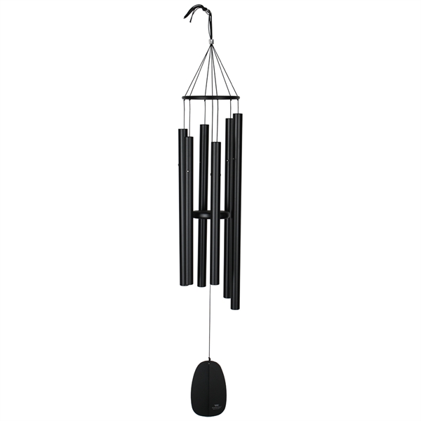 Woodstock Percussion 44 Inch Bells of Paradise Wind Chime - Black