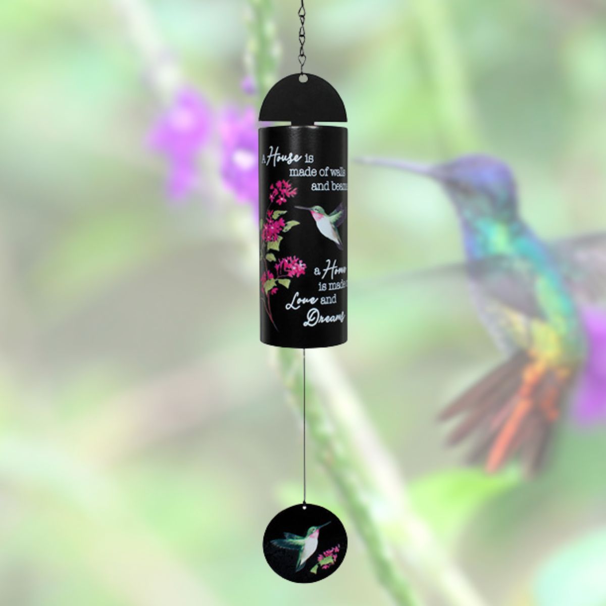 "Home" 22 Inch Cylinder Sonnet Carson Wind Chime