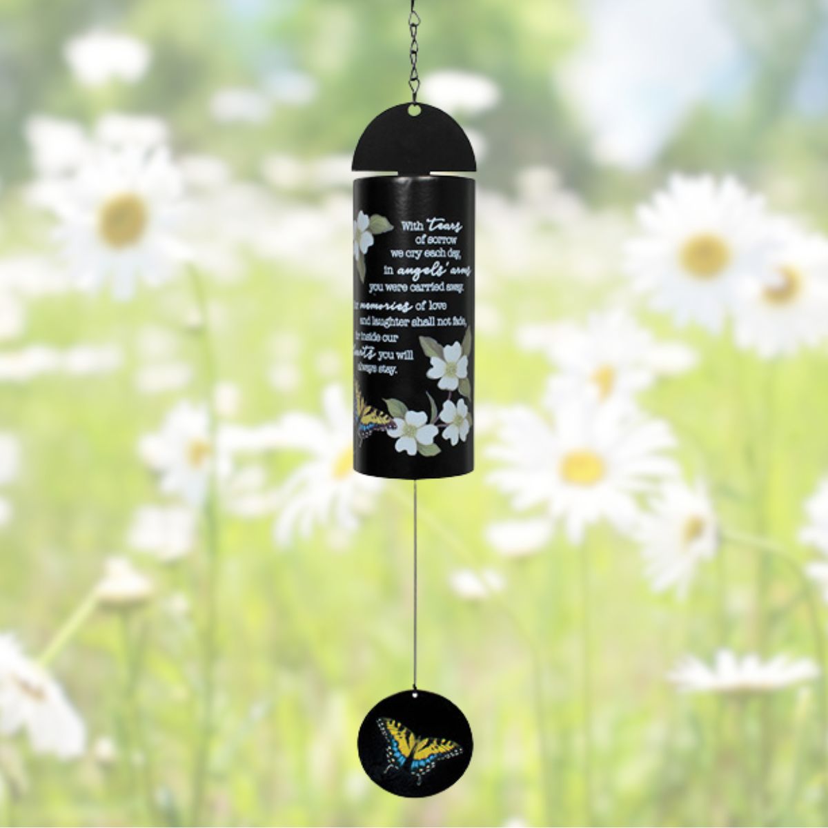 "Angels Arms" 22 Inch Cylinder Sonnet Carson Wind Chime