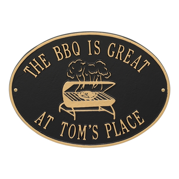 Personalized Grill Plaques
