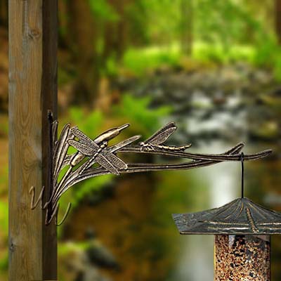 Dragonfly Nature Hook - French Bronze