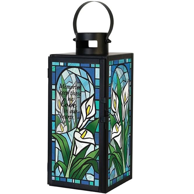 "Memories" Stained Glass Lantern