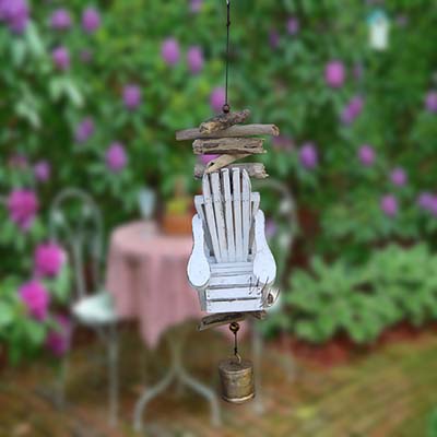 Handcrafted Bamboo White Beach Bell Chime