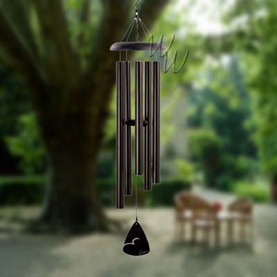 Carson Signature Series Black 44 Inch Wind Chime