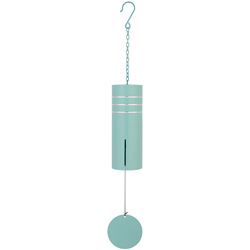 Carson 18 Inch Seafoam Etched Cylinder Bell