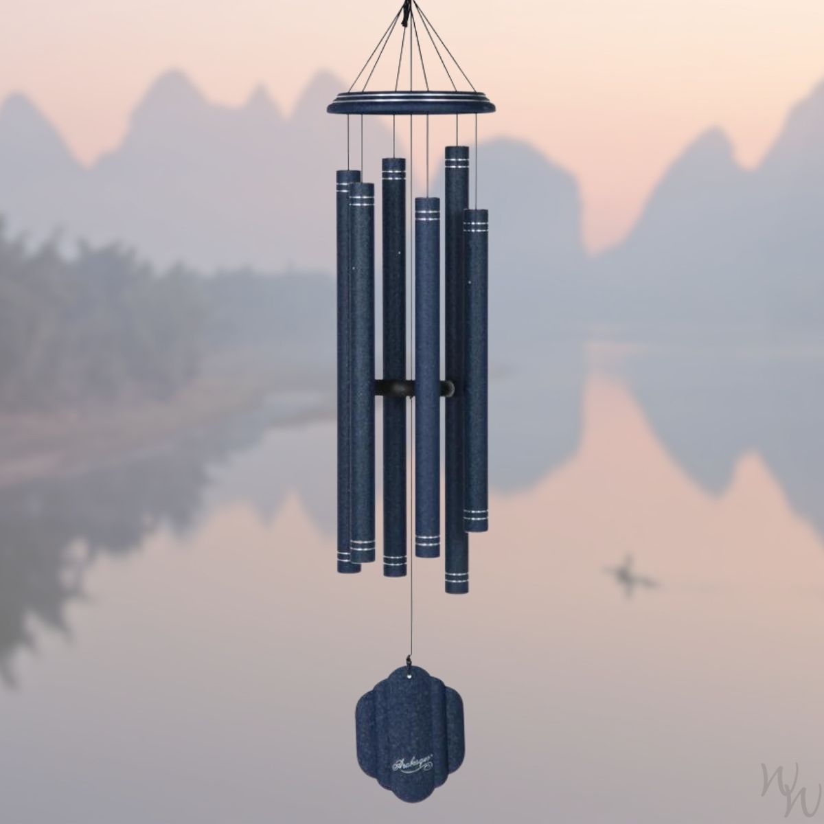 Arabesque 50 Inch Sapphire Wind Chime