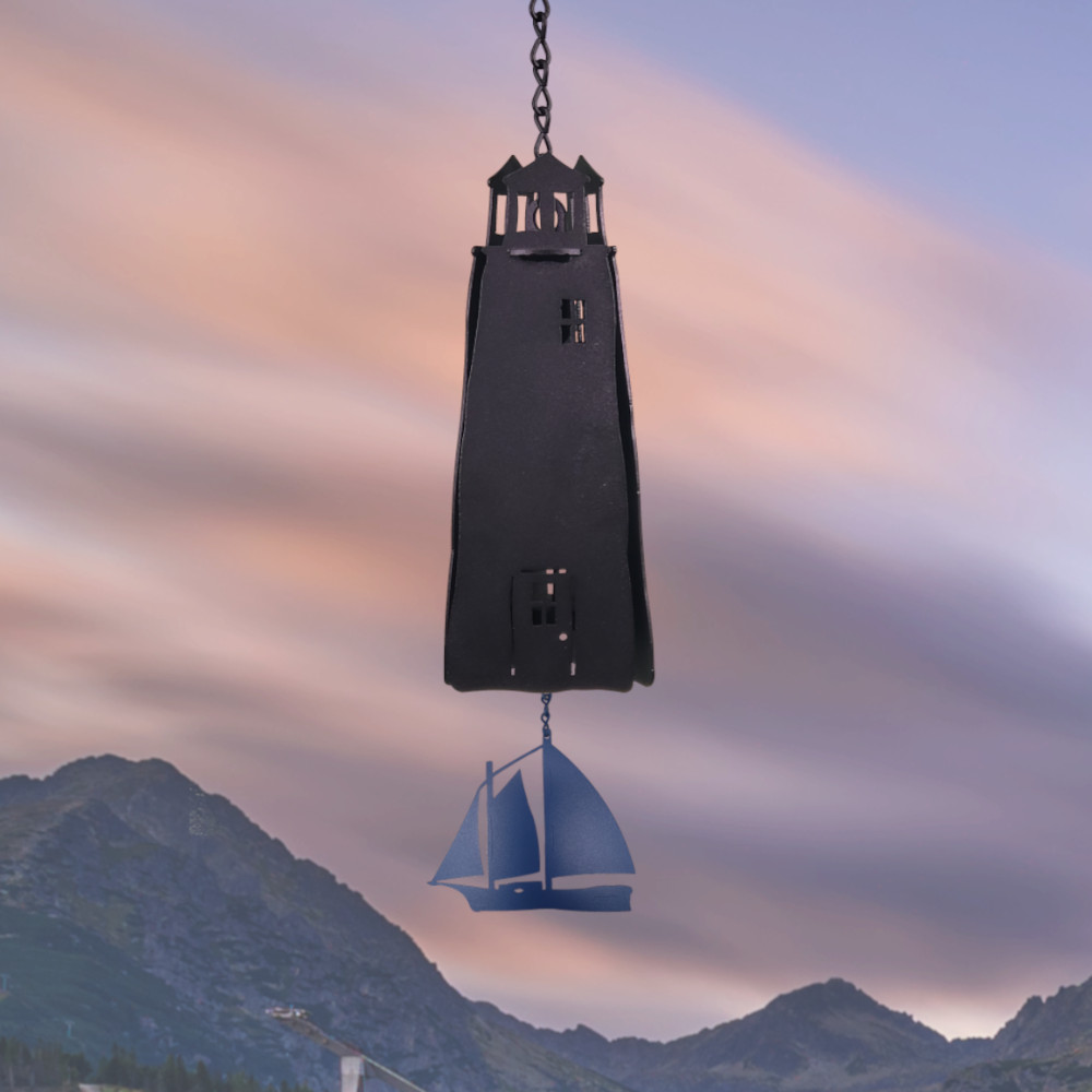 North Country Sailor Black Lighthouse Buoy Bell