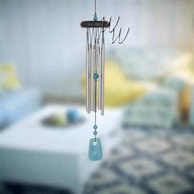 Woodstock Percussion Chakra Wind Chime Turquoise