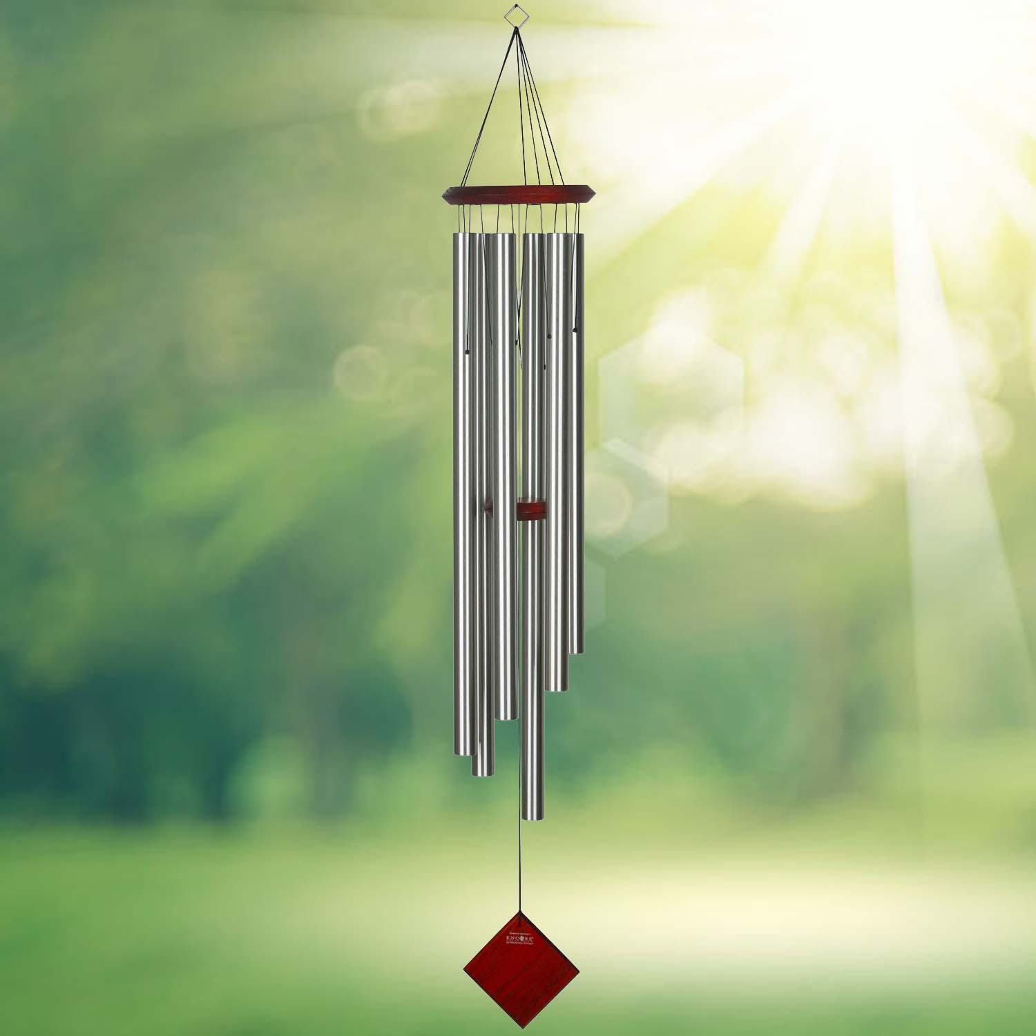 Woodstock 54 Inch Silver Chimes of Neptune - Engravable Sail