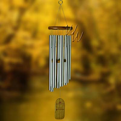Woodstock Percussion 34 Inch Wedding Windchime - Engravable Sail