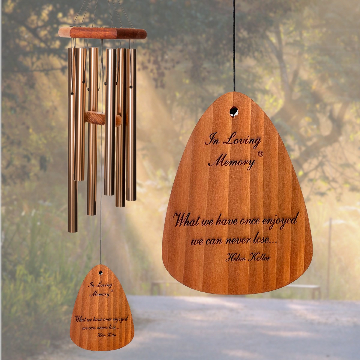 In Loving Memory 30 Inch Chime-What we have once enjoyed-Bronze