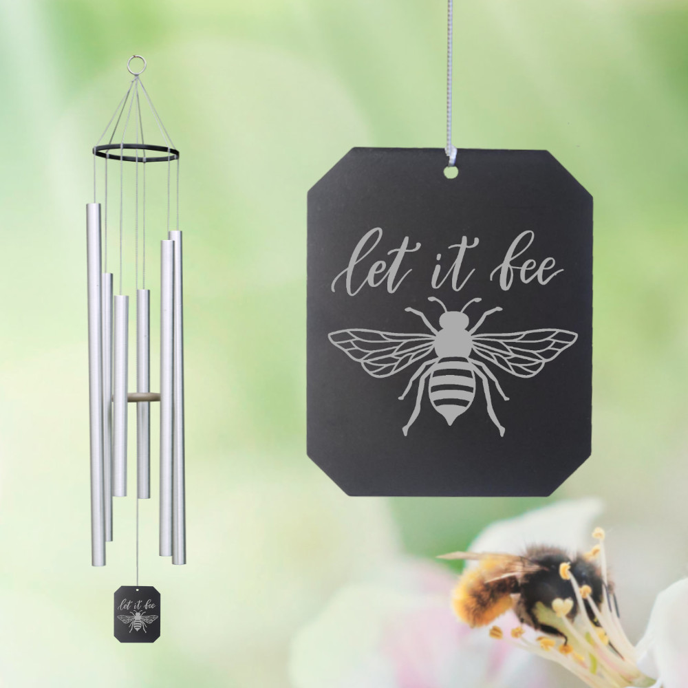 Premium Amazing Grace 36 Inch Wind Chime - Let it bee Sail - Made by Grace Note Windchimes