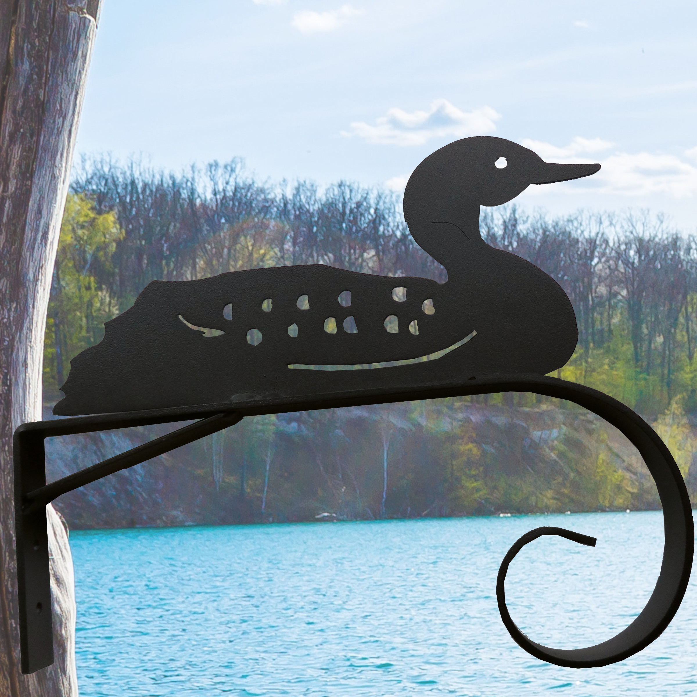 NORTH COUNTRY HANDCRAFTED HANGER BRACKET - Loon