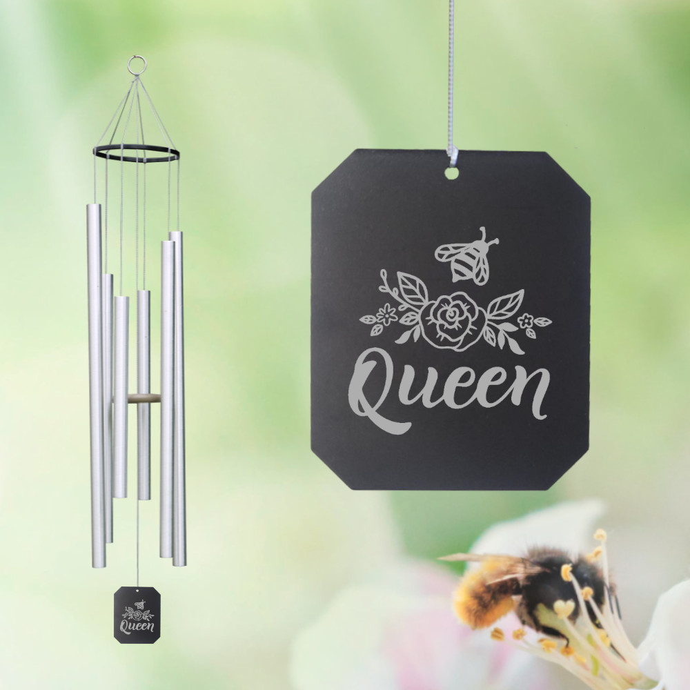 Premium Amazing Grace 36 Inch Wind Chime - Queen Bee Sail - Made by Grace Note Windchimes