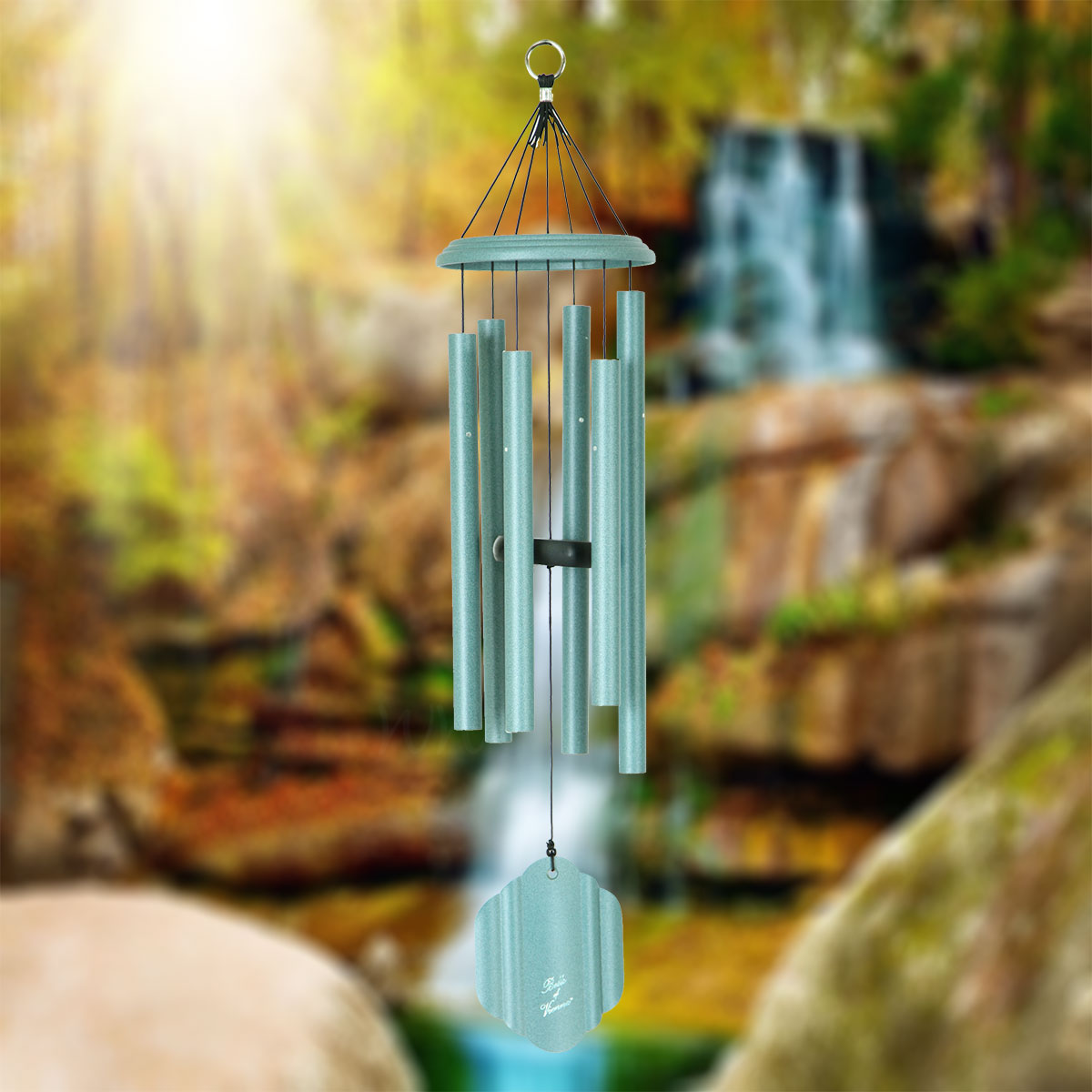 Bells Of Vienna Wind Chimes Whimsical Winds Bells Of Vienna 29 Patina Green Wind Chime Scale