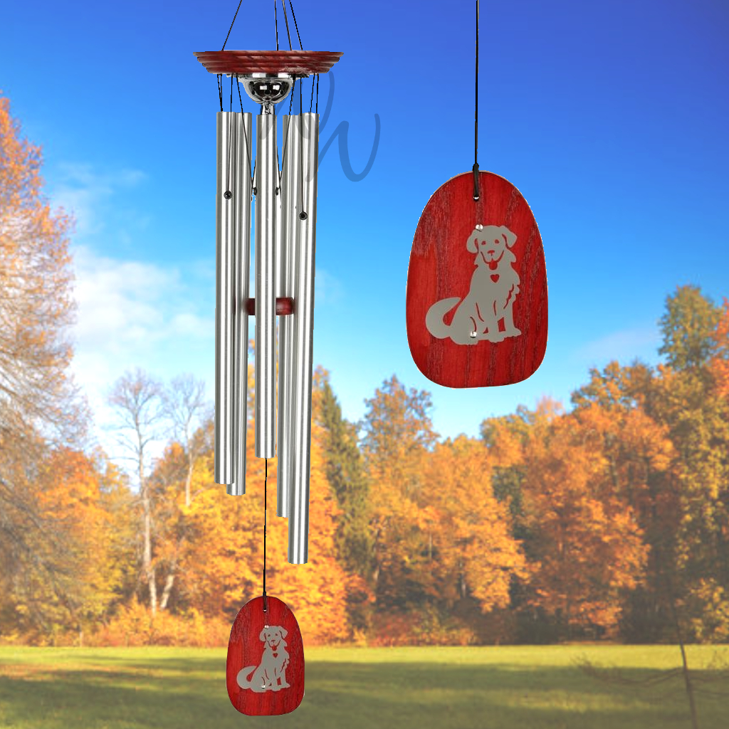 Dog Pet Memorial 24 Inch Wind Chimes