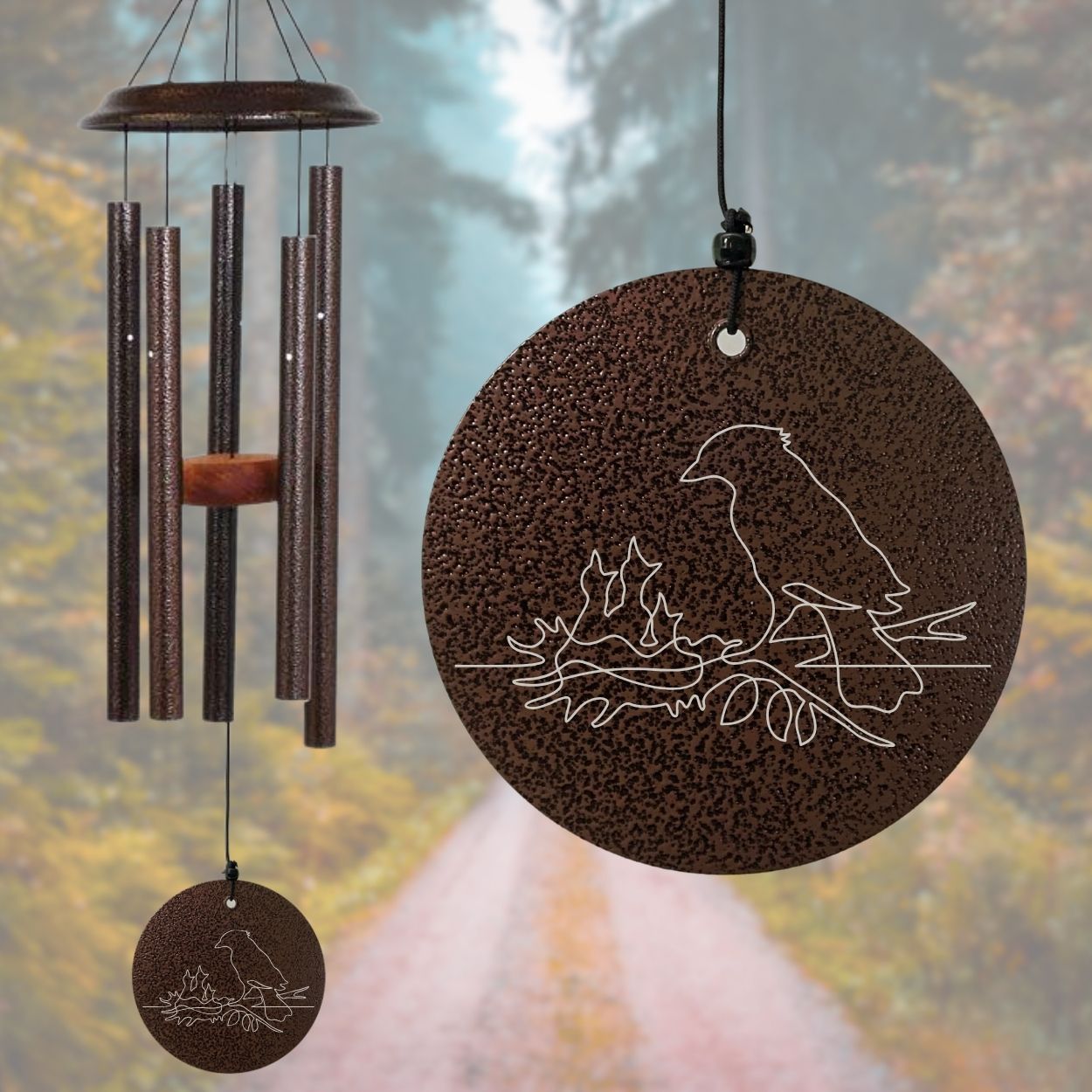 Shenandoah Melodies 26 Inch Copper Vein Wind Chime - Family Nest