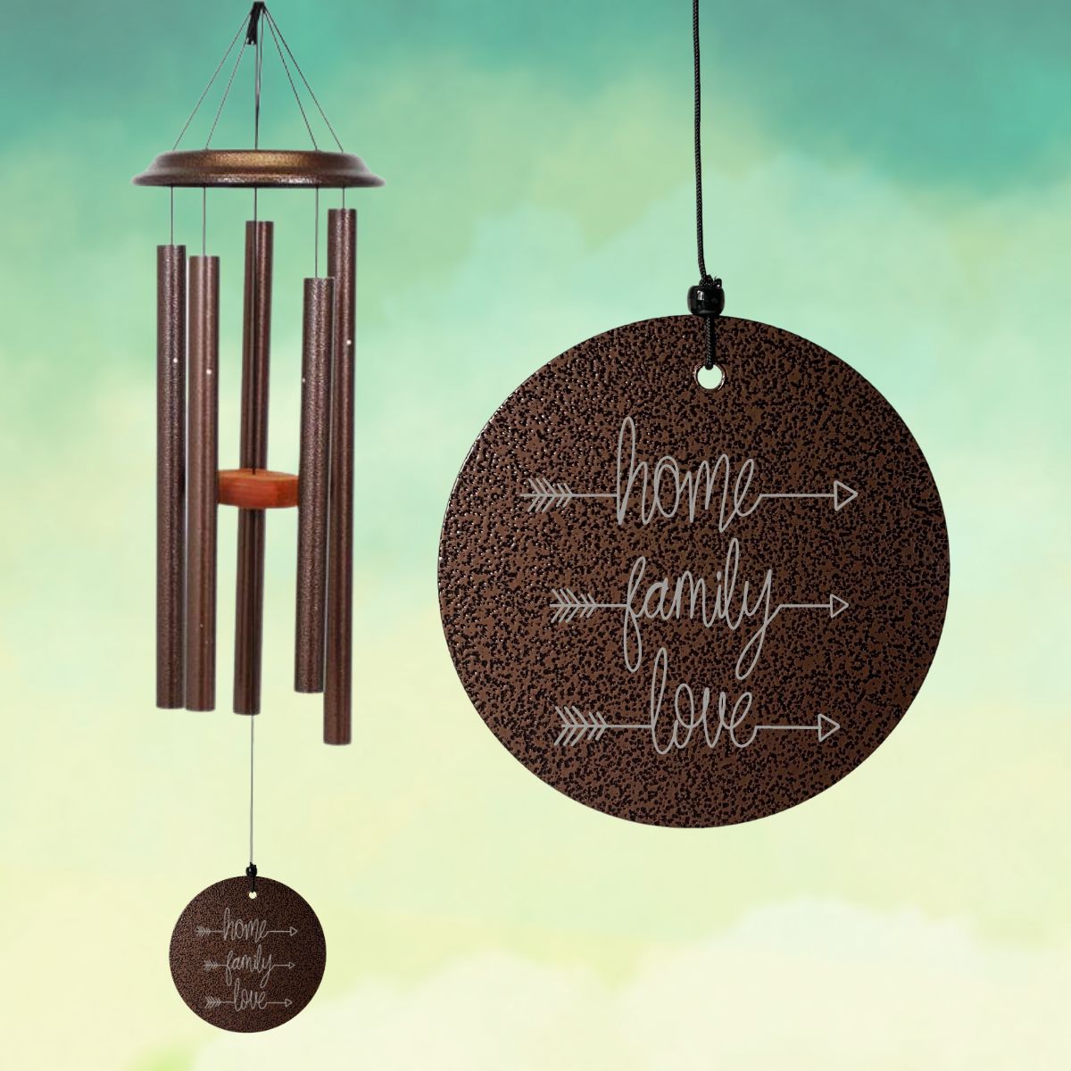 Shenandoah Melodies 35 Inch Copper Vein Wind Chime - Home & Family