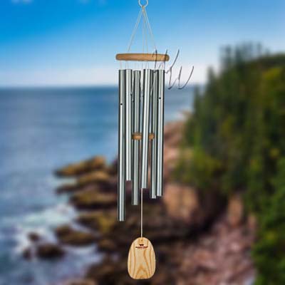 Woodstock Percussion 37 Inch Seascapes Wind Chime - Seafoam Green