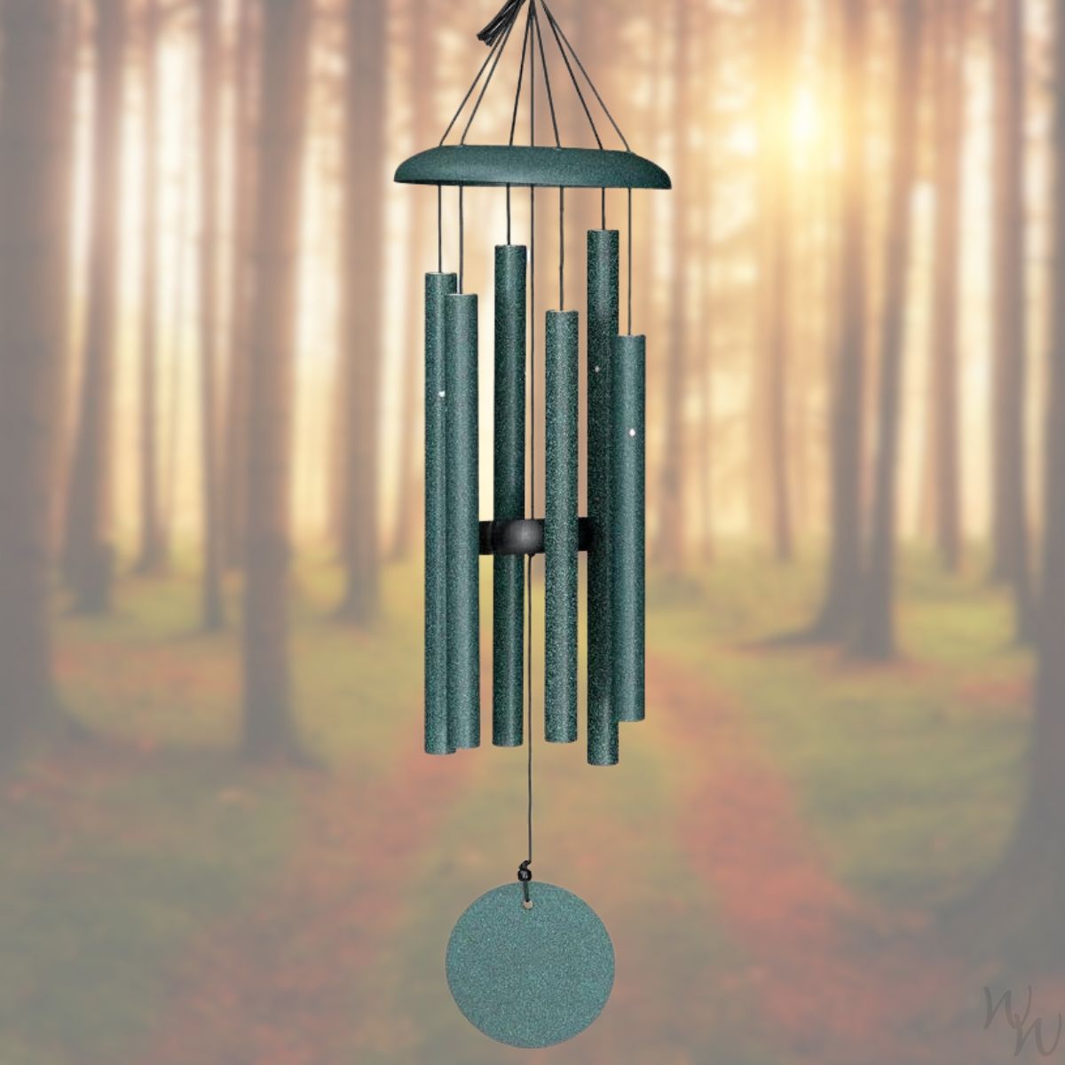 Corinthian Bells 27 Inch Green Wind Chime - Scale Of C