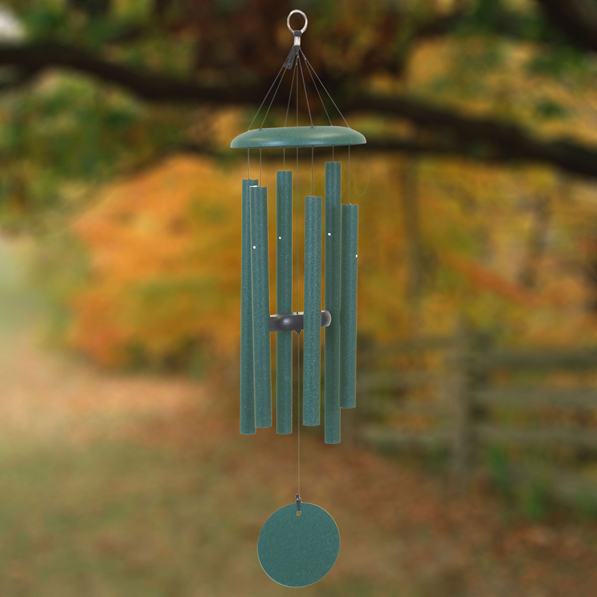 Corinthian Bells 30 Inch Green Wind Chime - Scale Of A