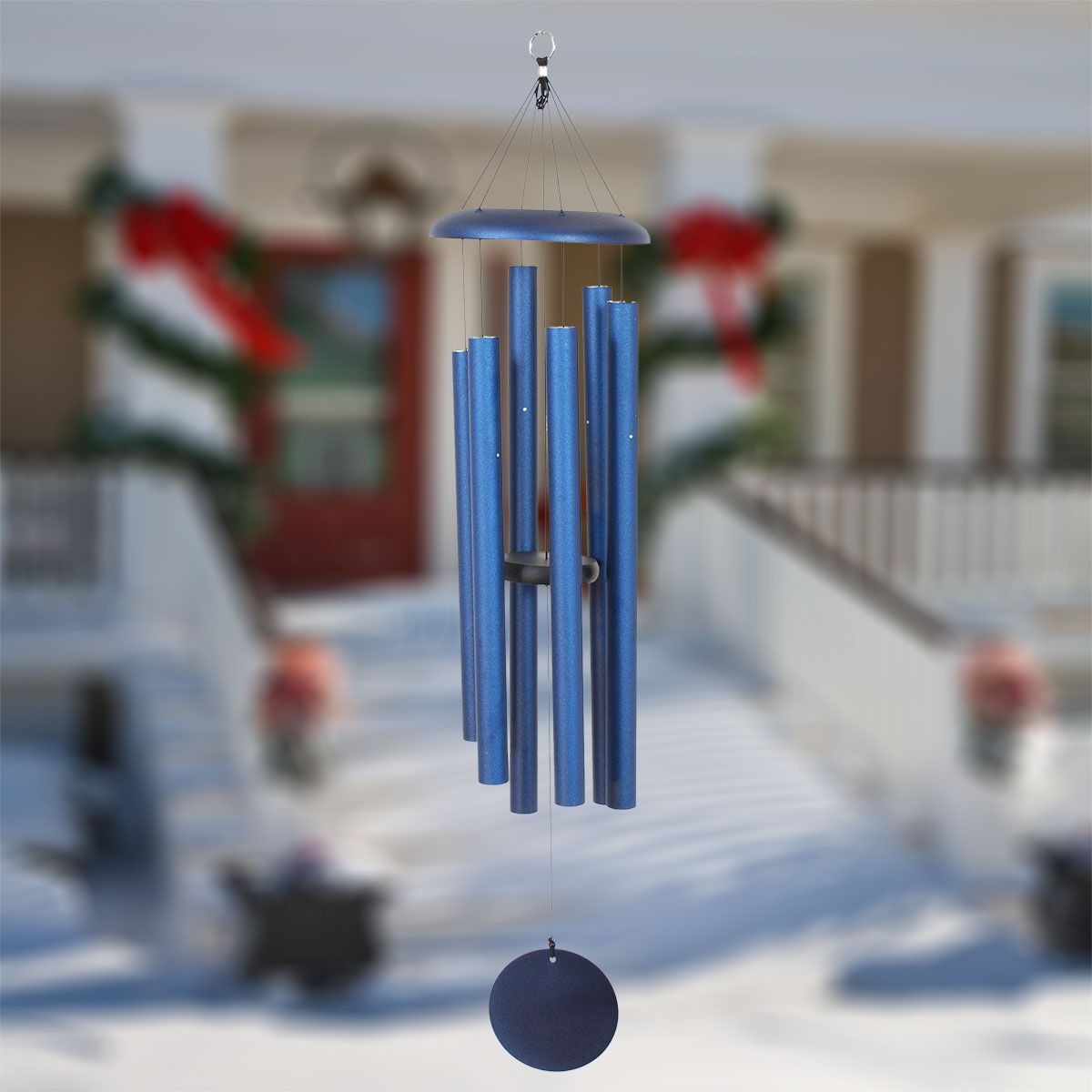 Corinthian Bells 44 Inch Midnight Blue Wind Chime - Scale Of C