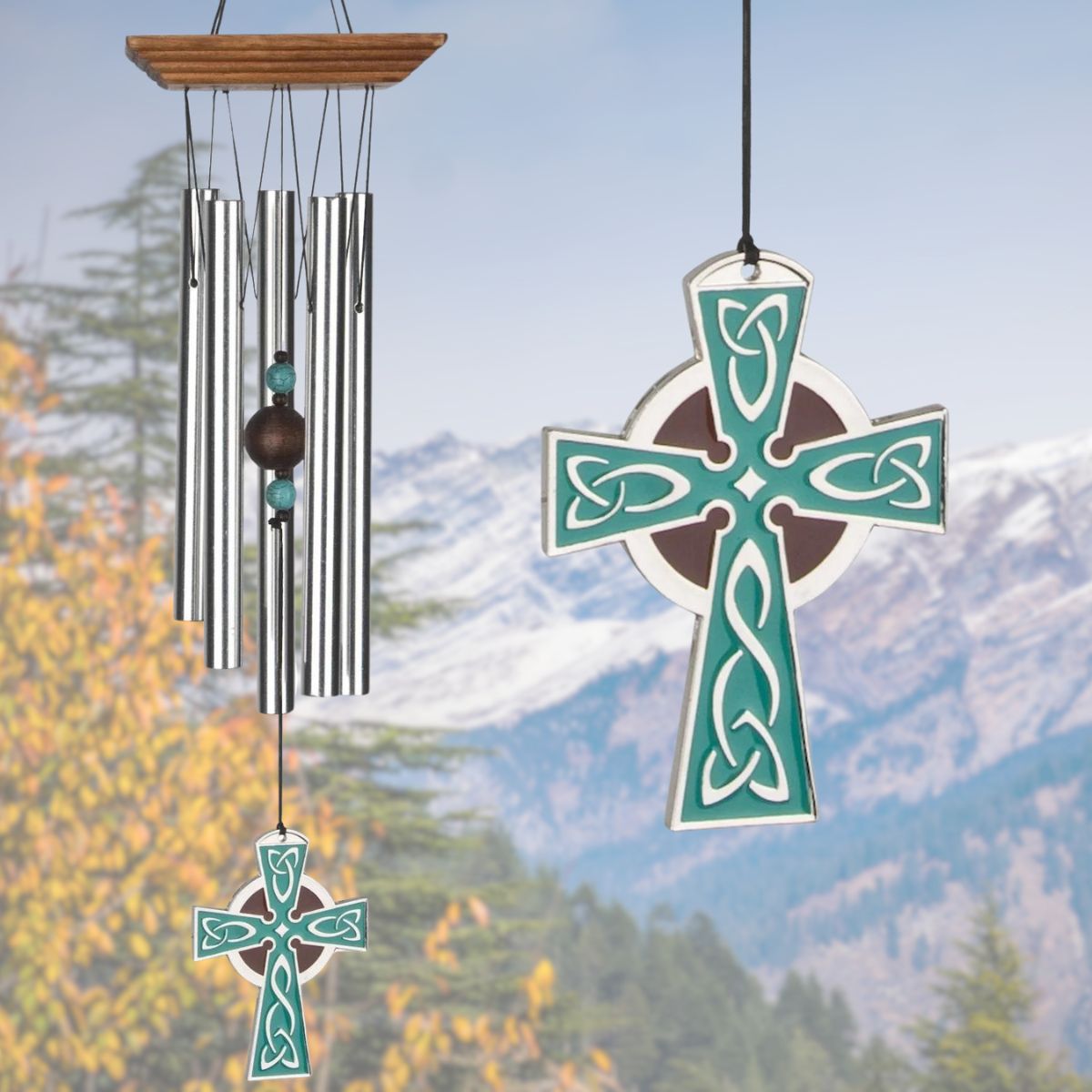 Woodstock Percussion 17 Inch Celtic Cross Wind Chime