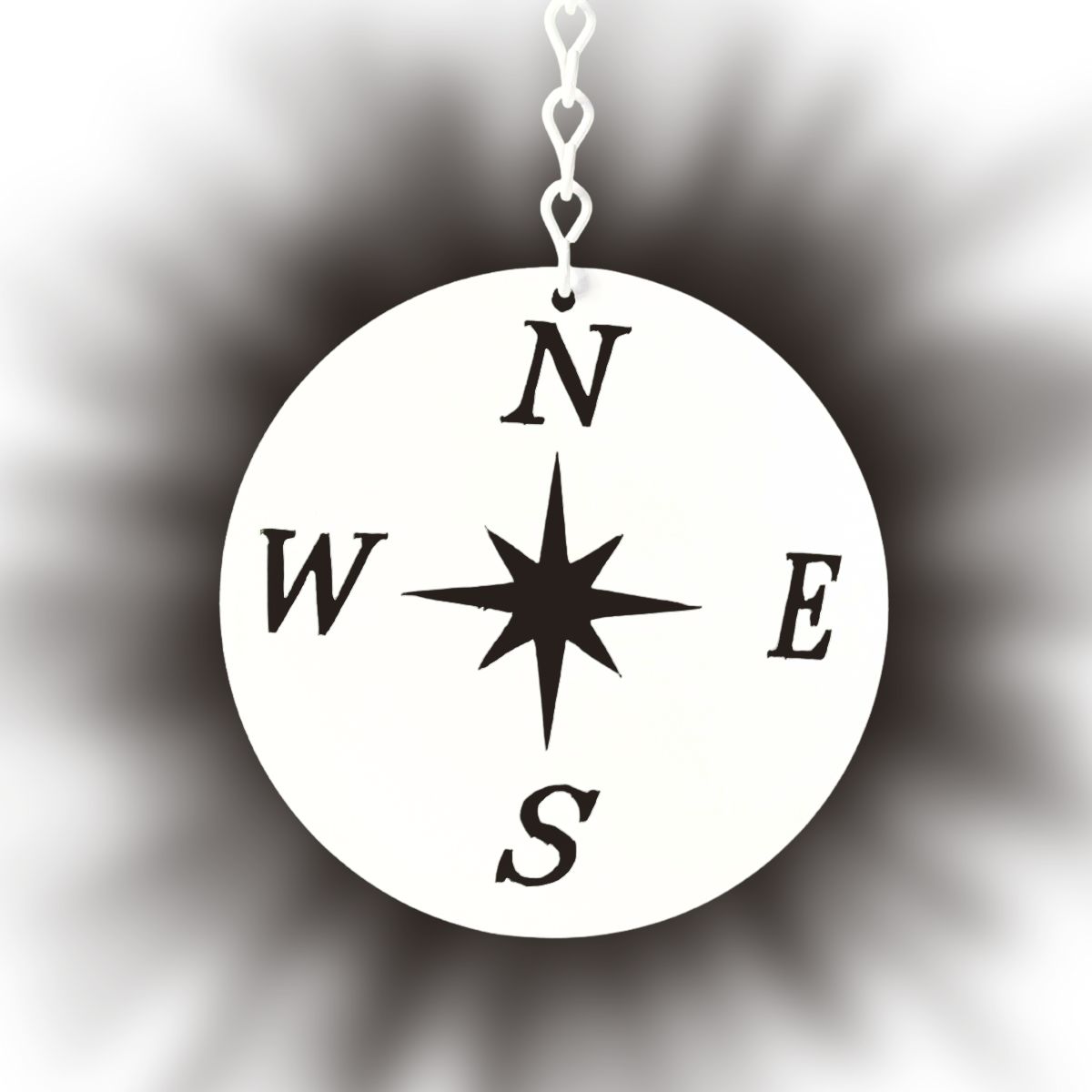 Wind Bell Sail - White Compass