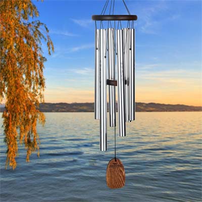 Affirmation Virtues 25 Inch Wind Chime - Engravable Sail